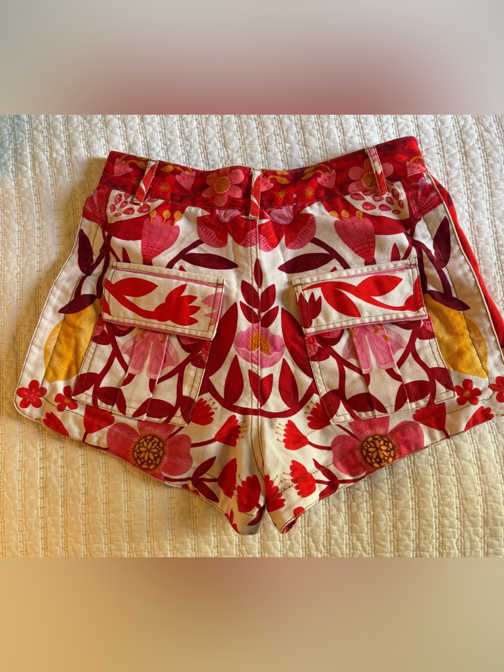 Farm Rio Romantic Orchard Pockets Short Size 26 - Picture 2 of 9